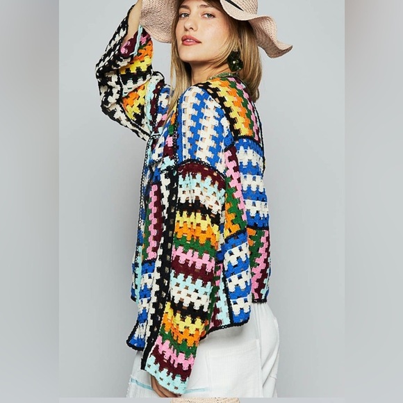 POL Multicolored Knit Cardigan NIP - Picture 2 of 6